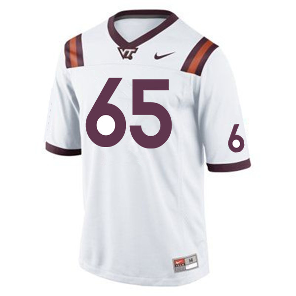 Men #65 Matt Christ Virginia Tech Hokies College Football Jerseys Sale-Maroon